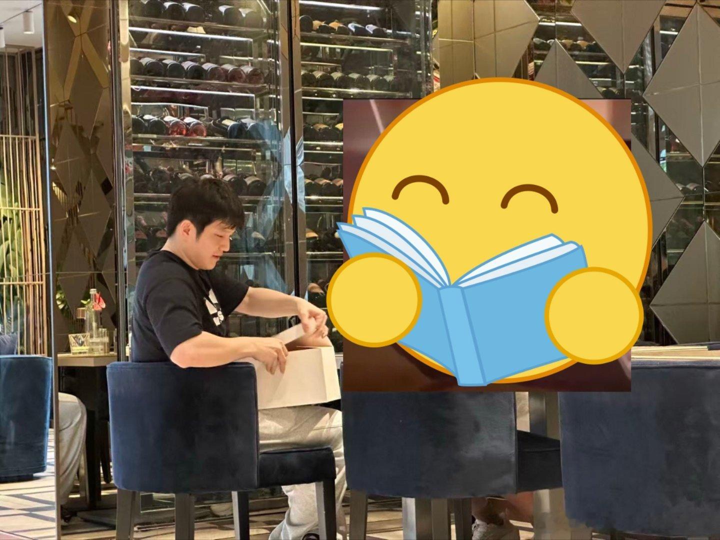 一大早看见就能收到樊振东远方的消息，看他很开心就好 