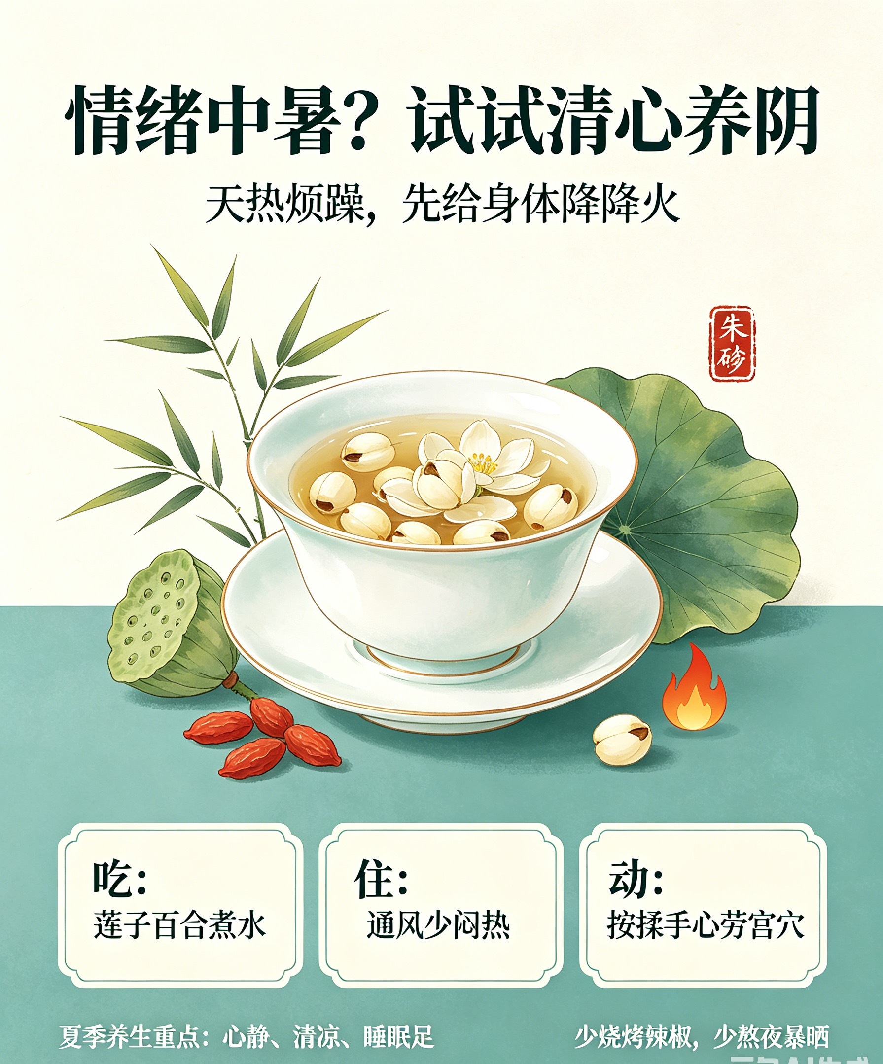 天一热就暴躁易怒？中医说这是暑热扰心一到三伏天就控制不住脾气？一点小事瞬间炸毛、