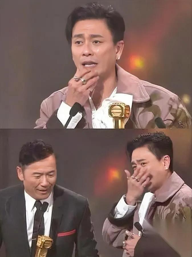 黄宗泽领奖哭崩了！

不查不知道，他都45了！

在TVB扎根二十七年，演过无数