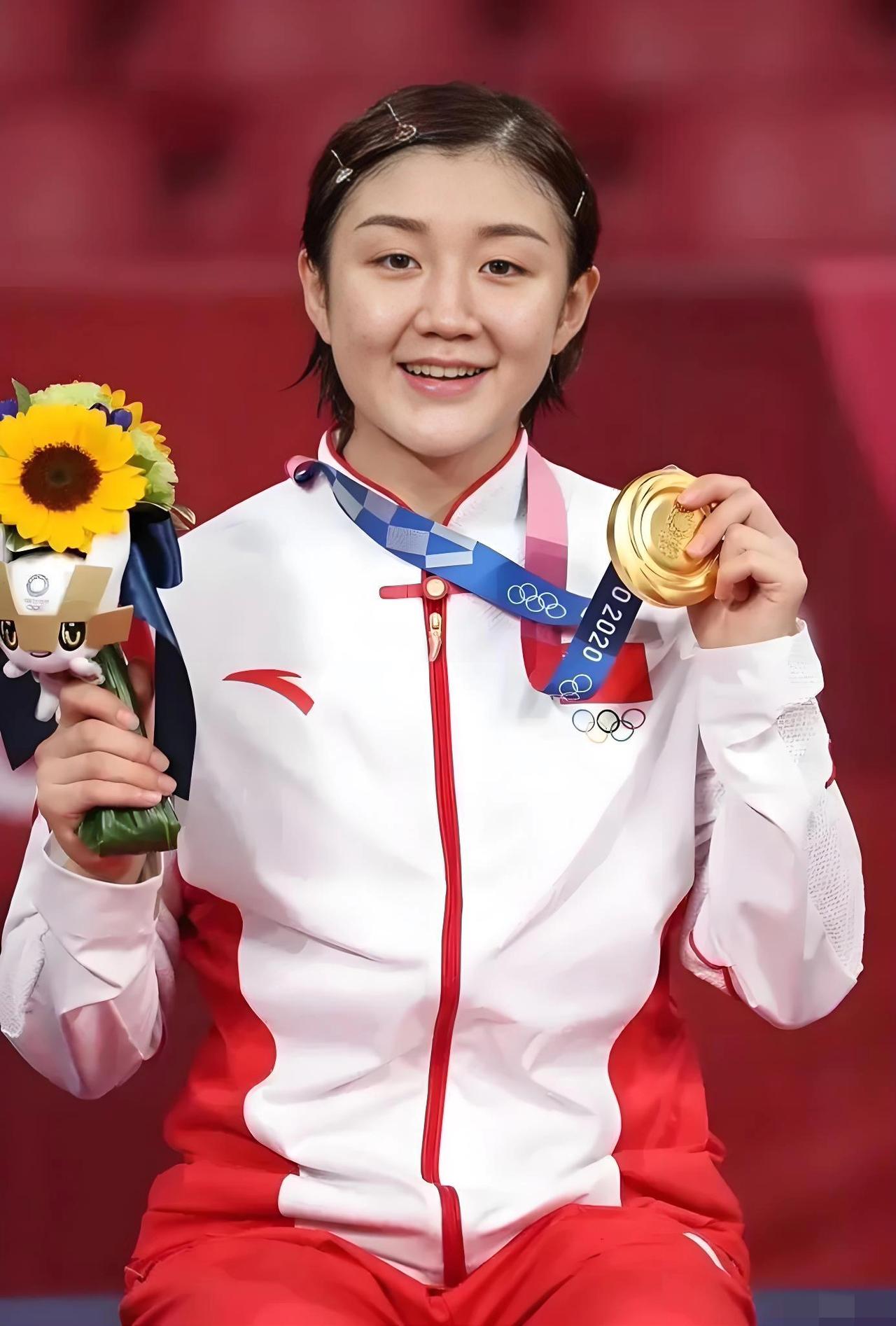 陈梦在活动中被学生问道：下一届洛杉矶奥运会还能再见吗？
陈梦说：对于运动员的黄金