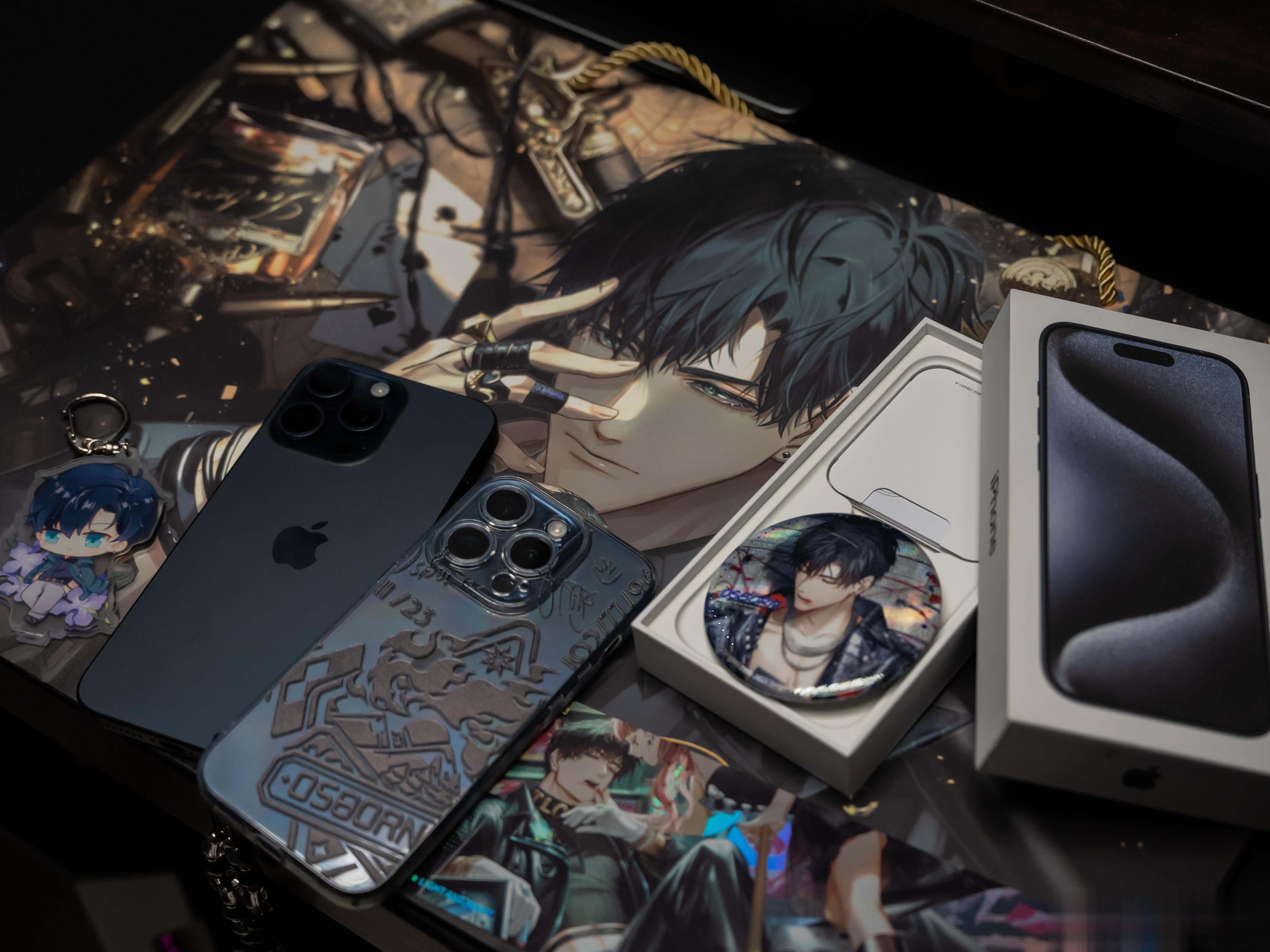 #光与夜之恋[超话]##谷子##萧逸# 💙Osbron💙iphone15pr