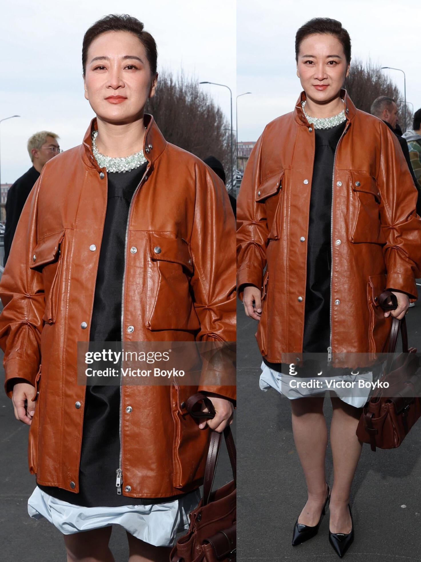 贾玲亮相Prada男装秀生图…完全没认出来！ 