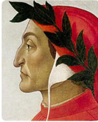 但丁·阿利吉耶里
生于1265年，是意大利中世纪最伟大的诗人之一，被誉为“意大利