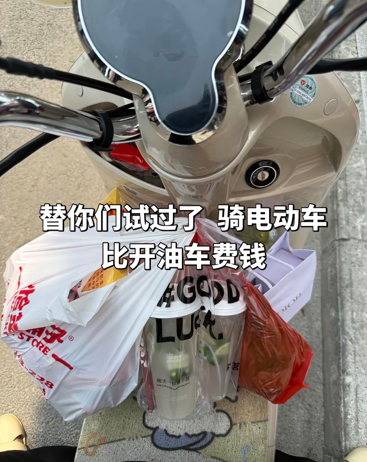 人一旦有了电瓶车就彻底丧失了走路能力🤣👌 