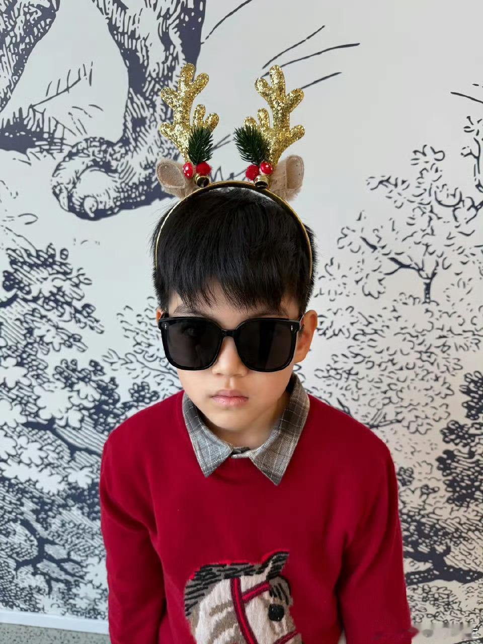 陈妍希9岁儿子正脸照按照这个设定，如果岑衿的小孩子没有流掉，应该也是9岁了吧 