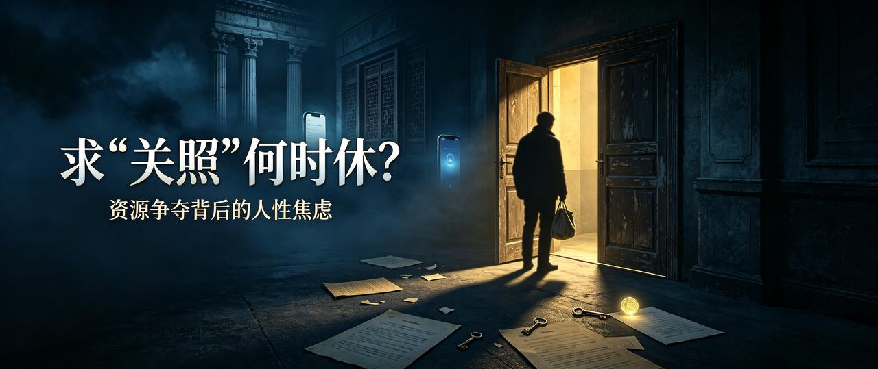求关照，何时休？——稀缺资源迷雾下的人性焦虑
 
人世间有一种隐秘的渴求，它不高