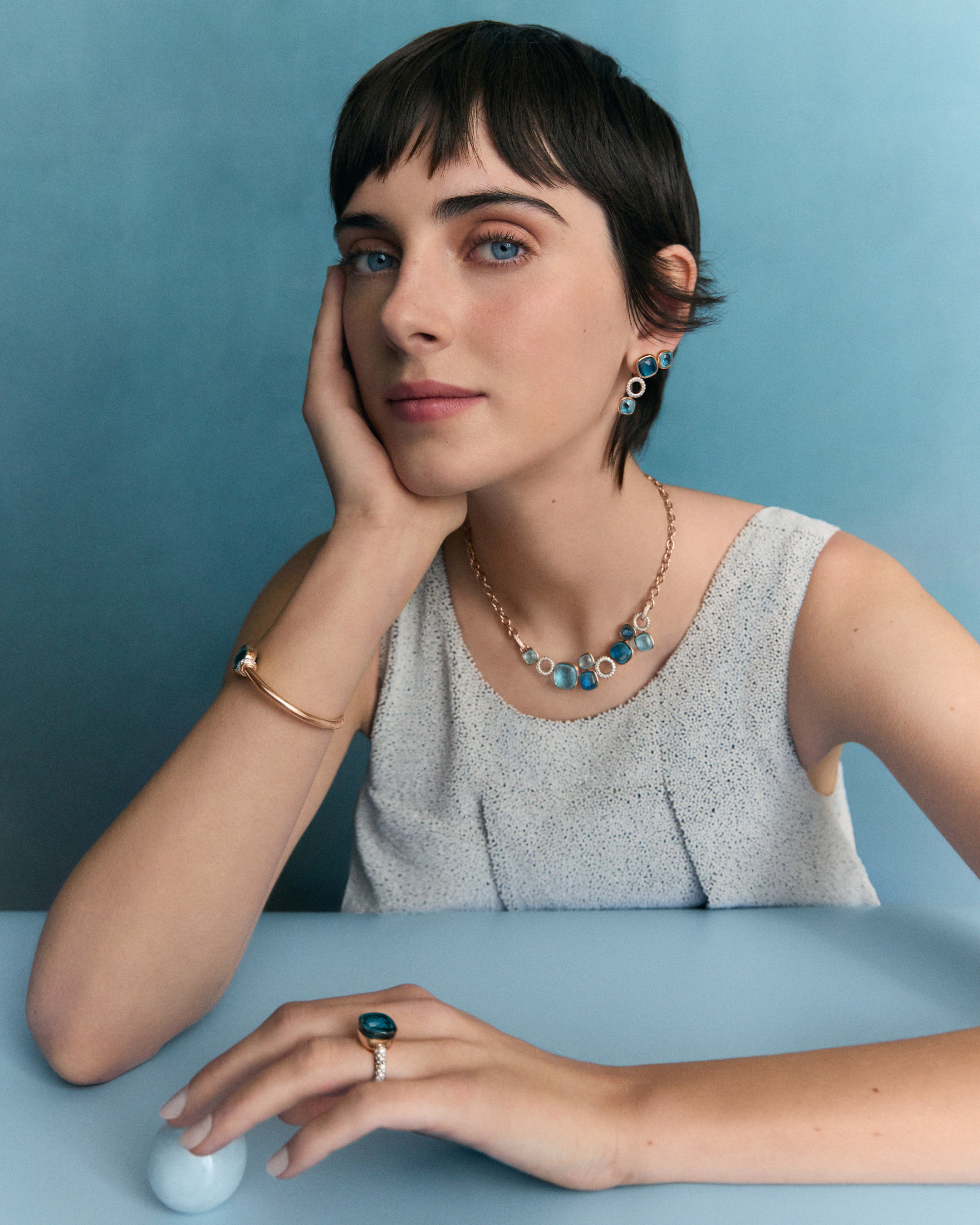 宝曼兰朵悦彩之境Nudo色彩叠叠乐 25年，Nudo系列从一枚裸镶戒指开始，让宝