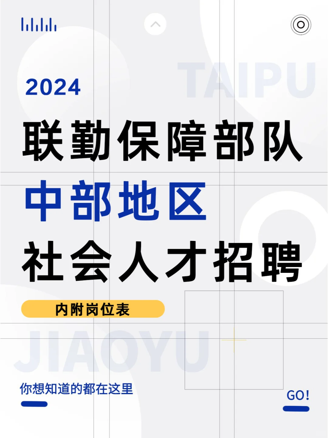 24联勤保障部队中部地区社会人才招聘