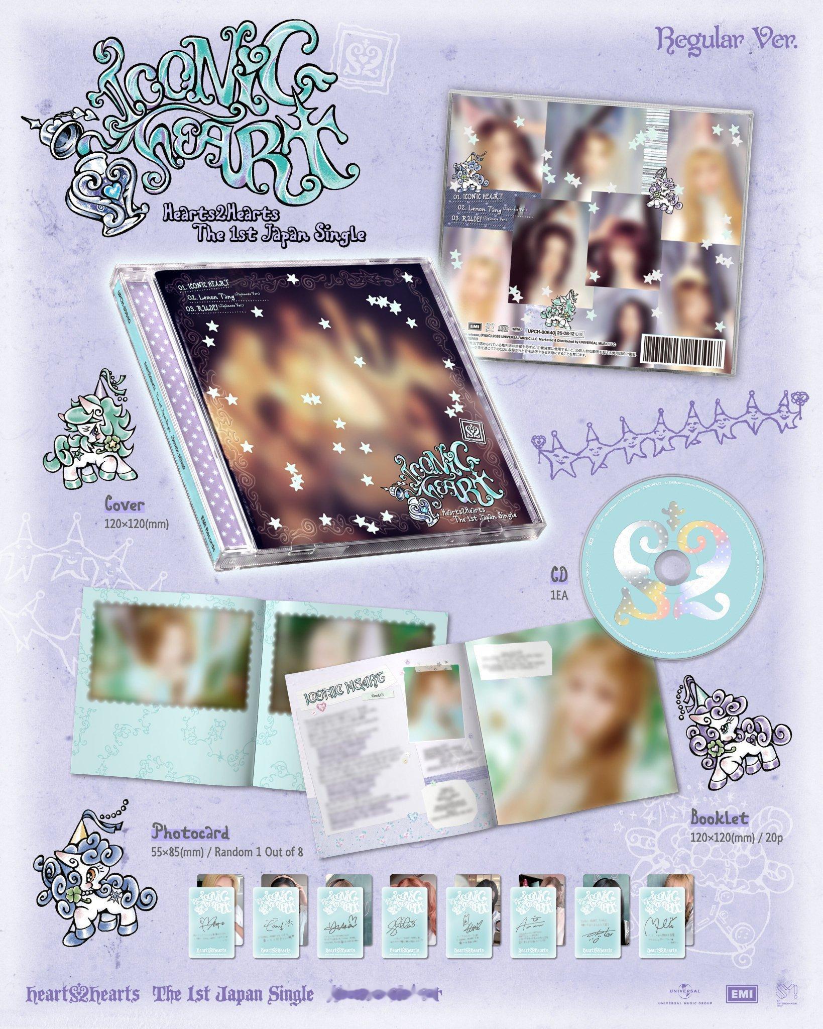 Hearts2Hearts日本一辑 【ICONIC HEART】 💿➫ 202