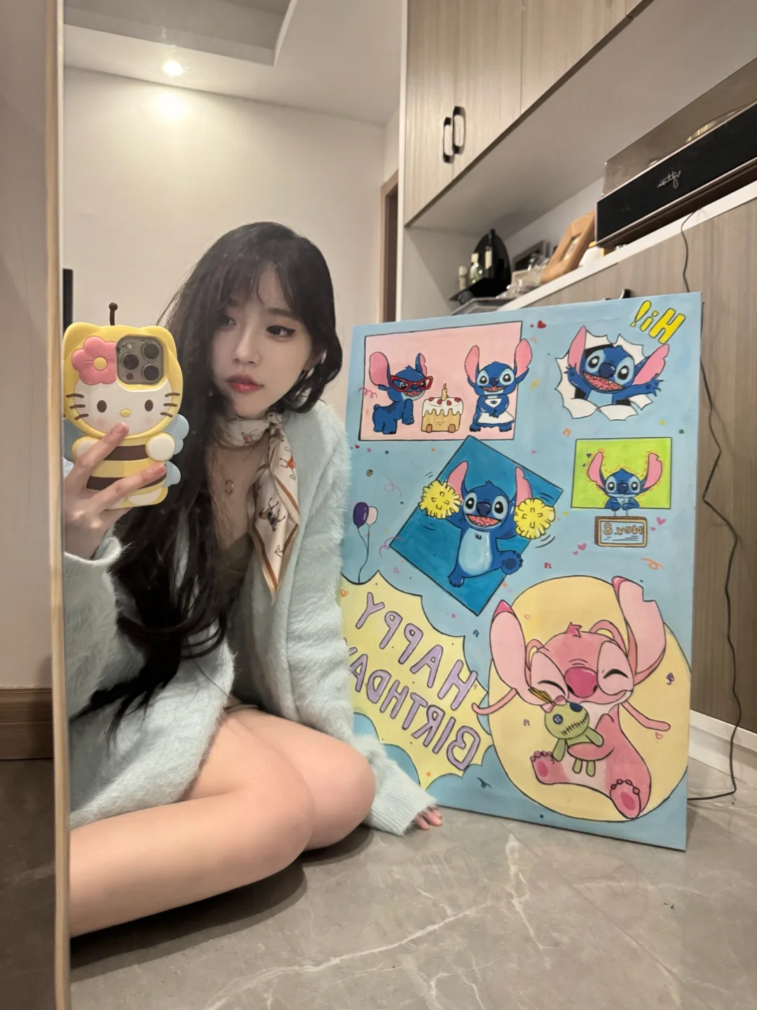 画了两个通宵的史迪仔