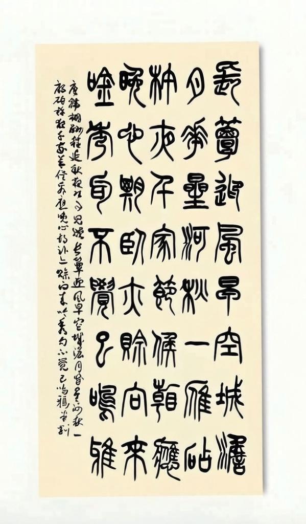米刚篆书