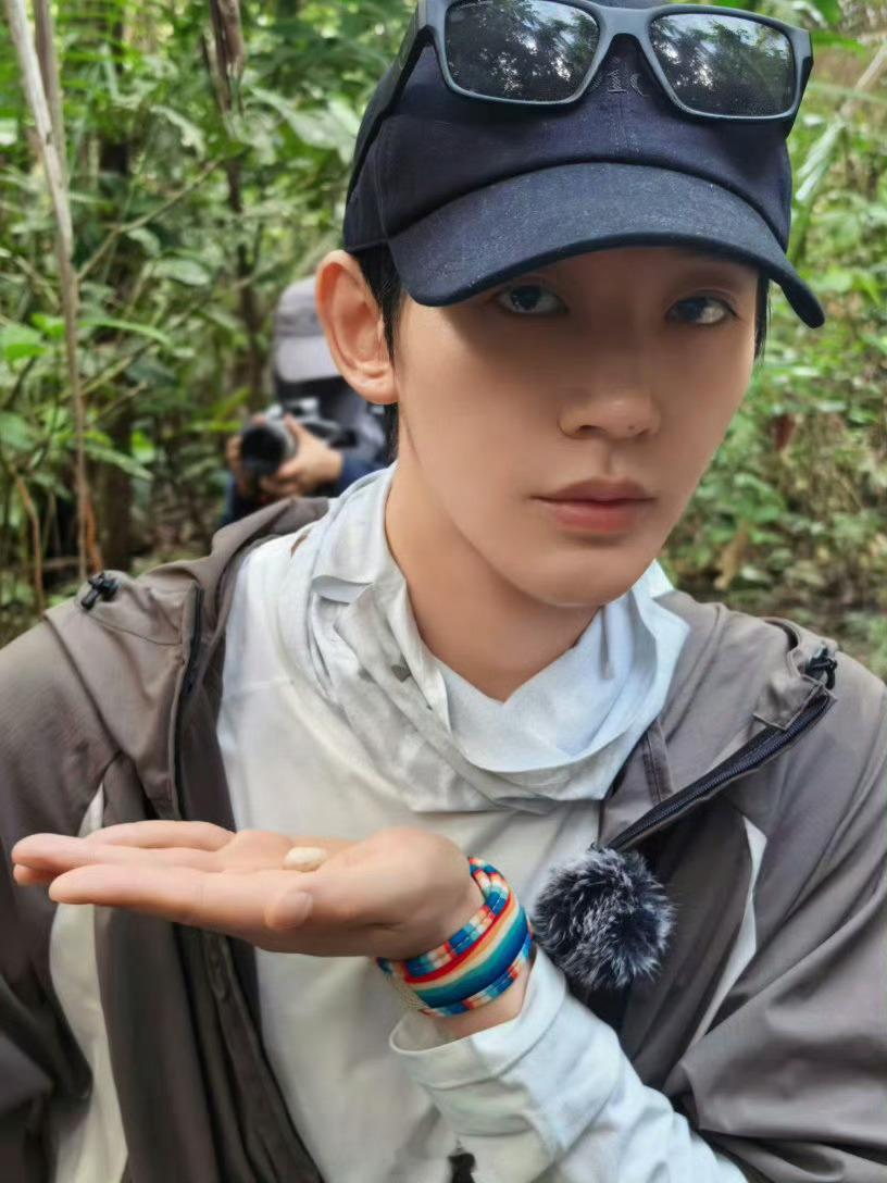 邓为徒手摸白蚁花儿与少年 隔着屏幕我都头皮发麻了邓为你没事吧哈哈哈，向导一问别人