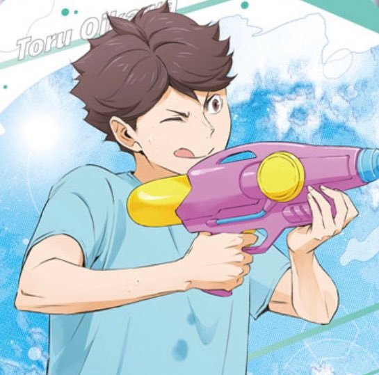 #排球少年[超话]##排球少年# 打水仗 ​​​