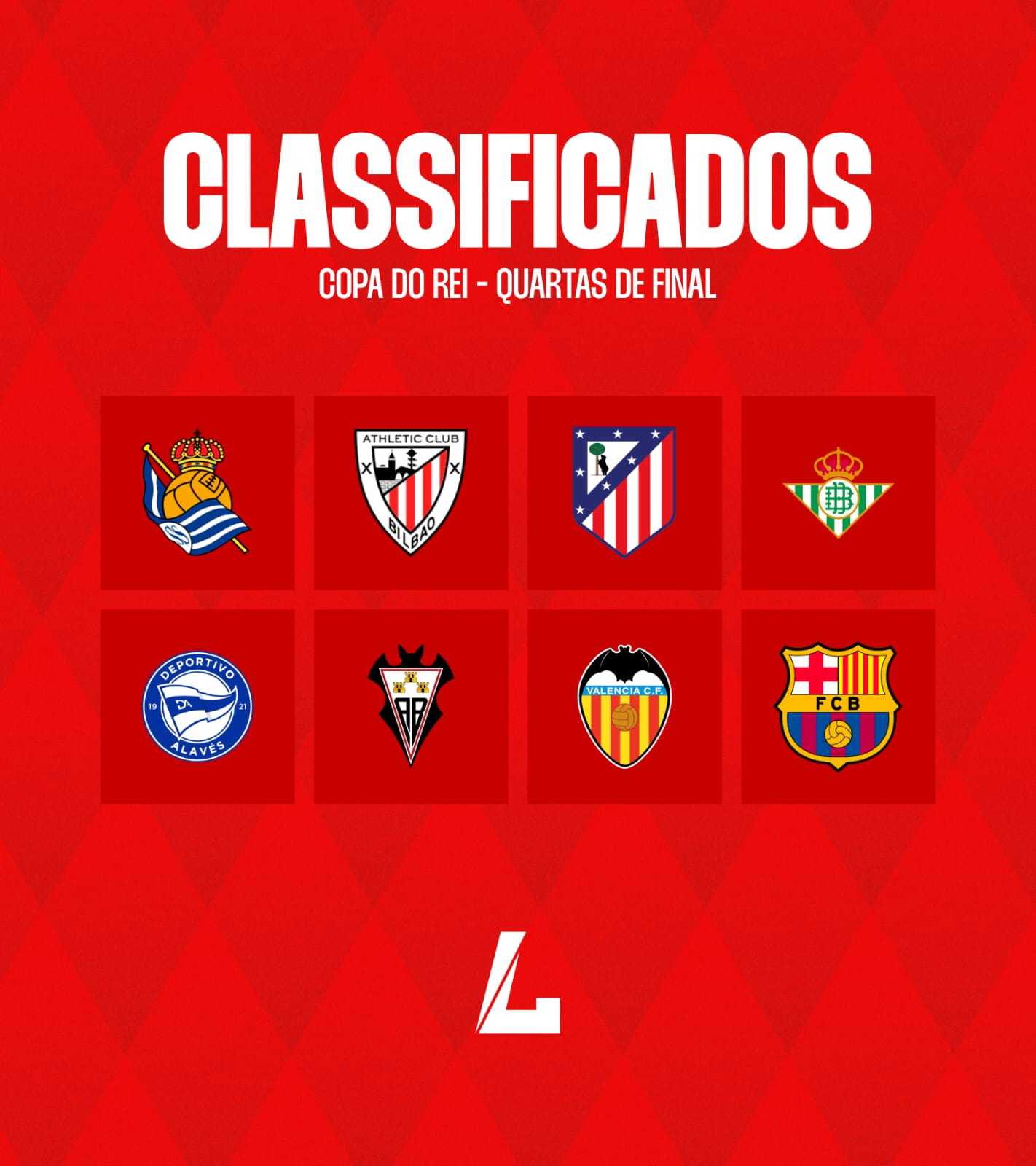 【国王杯八强出炉】2025-26赛季西班牙国王杯1/8决赛战罢，卫冕冠军巴萨领衔