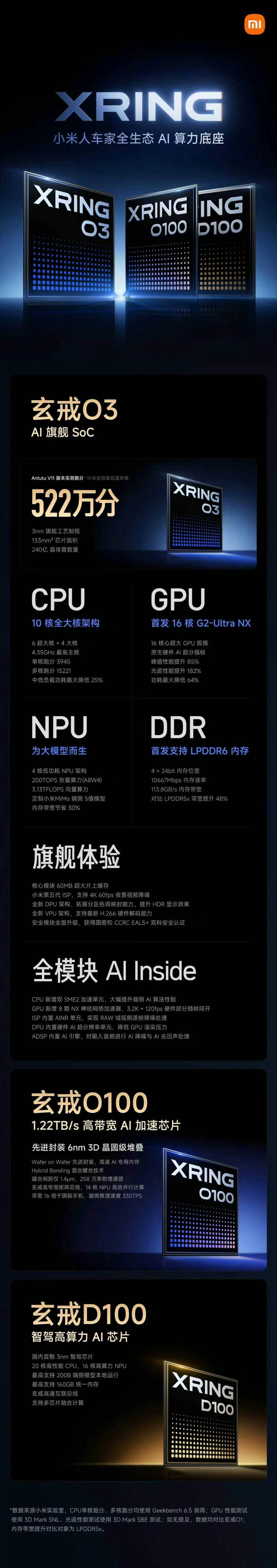 雷军说芯片很贵不建议拆开看彩蛋 不管怎样，一次发三款芯片挺好，玄戒O3手机SoC