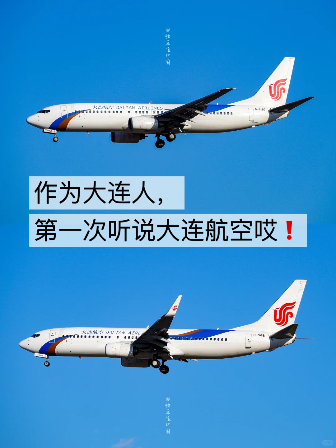 大连航空，大连人自己的航空公司❗️