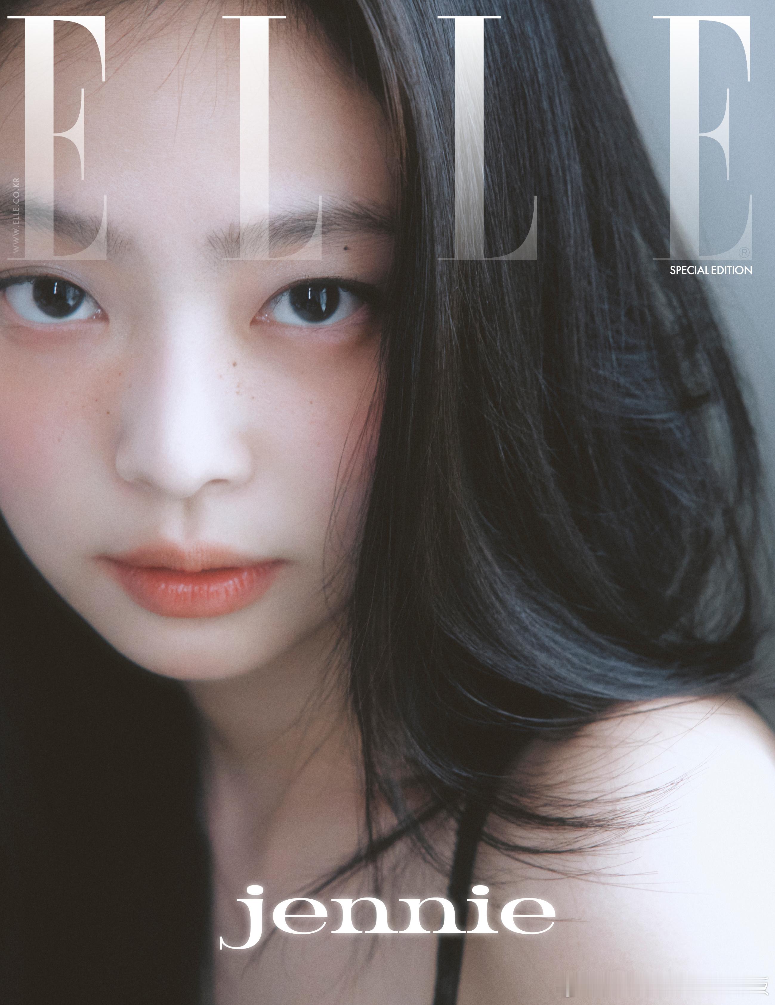 JENNIE ELLE  KOREA 8月刊特别版封面（六版本）拍的好好看好高级
