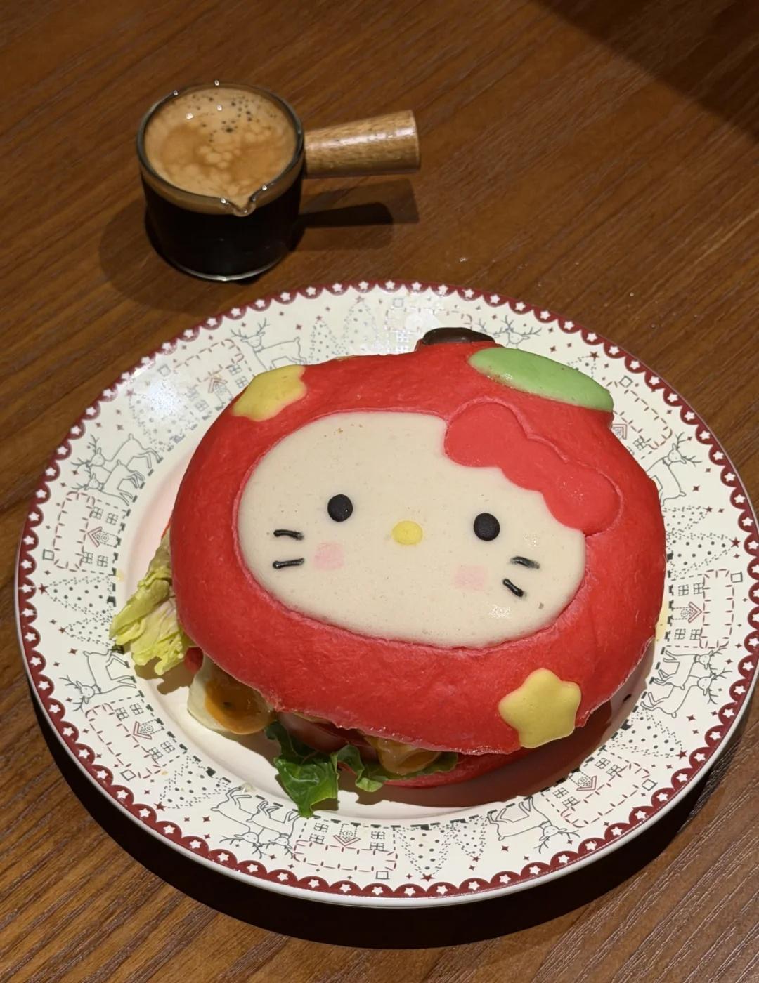 广州适合二人食的可爱小店kitty🍔
🌟有星星人陪同吃嘻嘻🤭超级治愈❤️‍