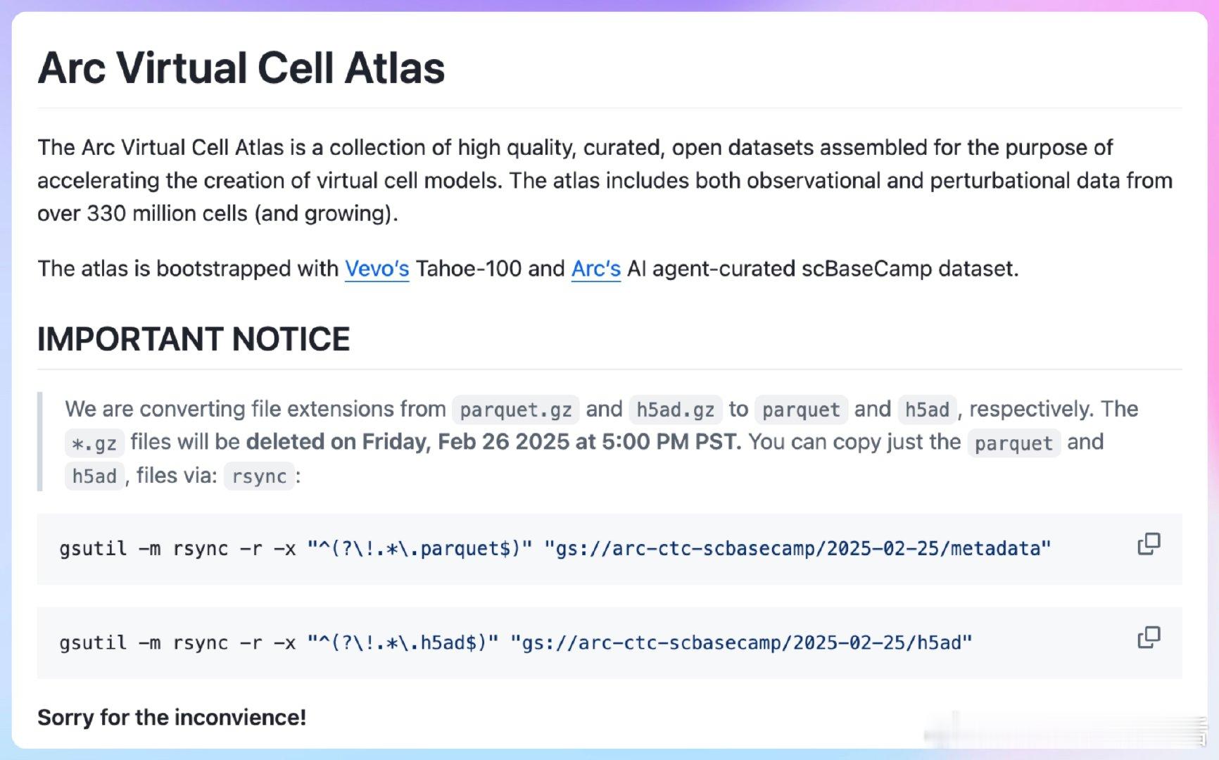 【[133星]Arc Virtual Cell Atlas：加速虚拟细胞模型创建