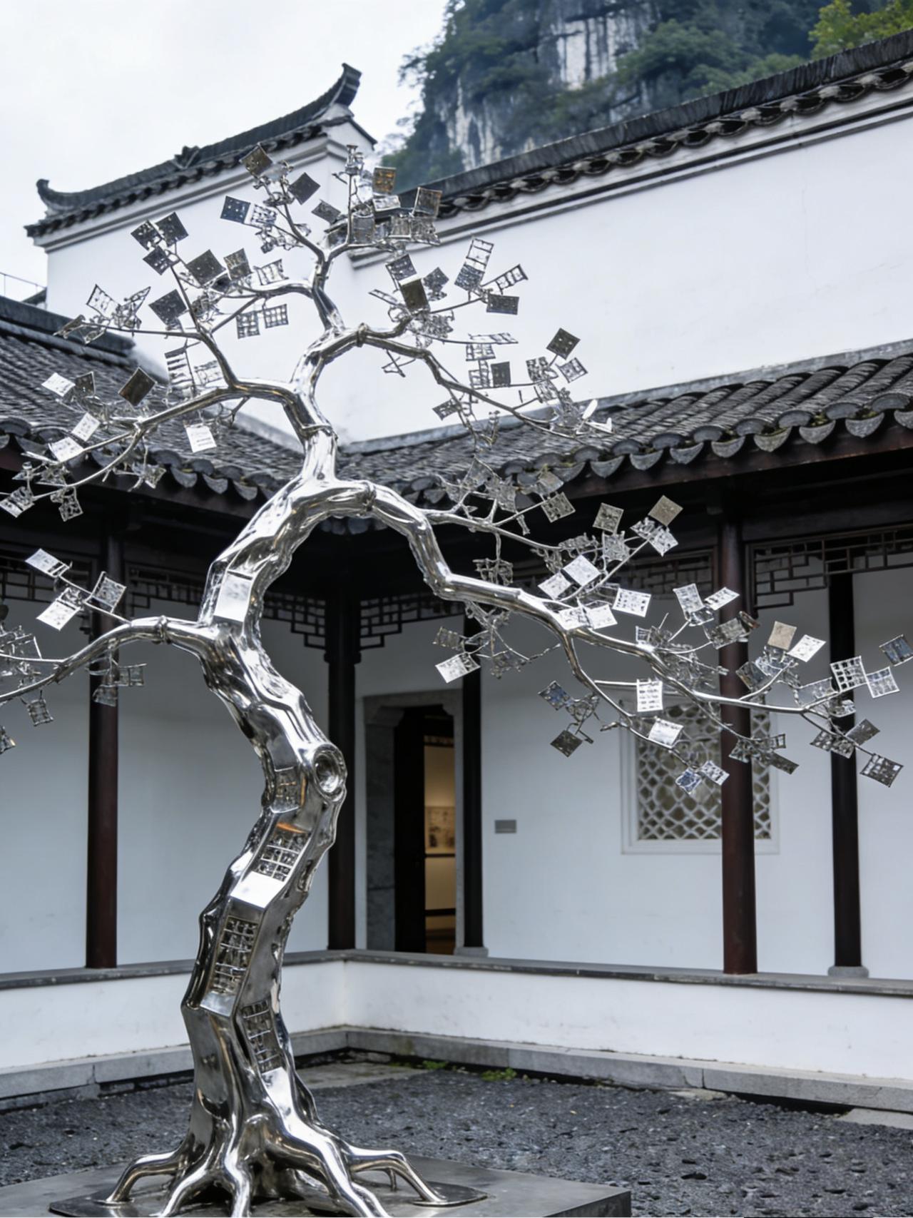 分享我这周有趣的事：花桥美术馆｜一树记忆，一院春光
 
漫步桂林花桥美术馆，仿佛