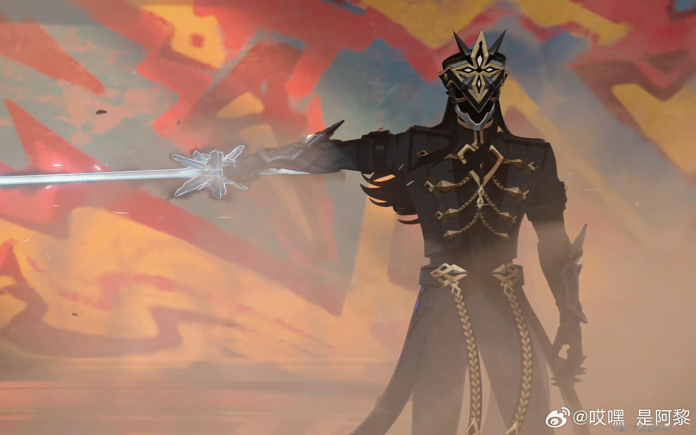 #原神[超话]# 还是忘不了火神和队长战斗的场面，场面一度混乱[好喜欢]#原神5