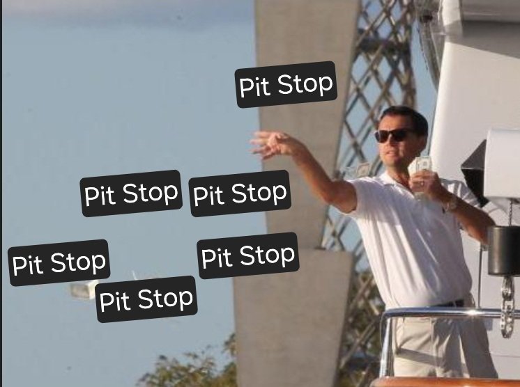 今日比赛精彩点之一是维修区进站换胎F1赛车2025F1卡塔尔大奖赛