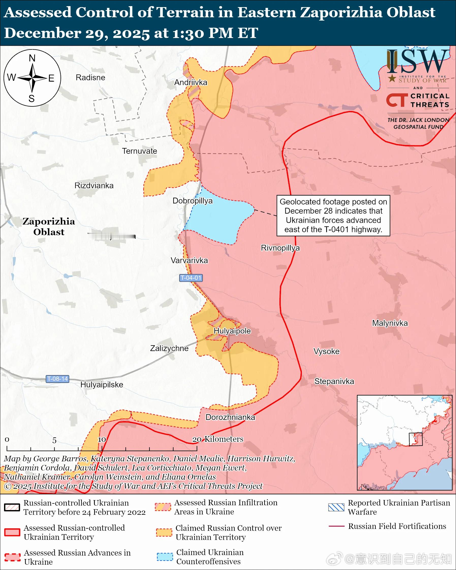 南方轴心俄军目标：守住前线阵地，确保后方免受乌克兰军队袭击，并推进至扎波罗热市的