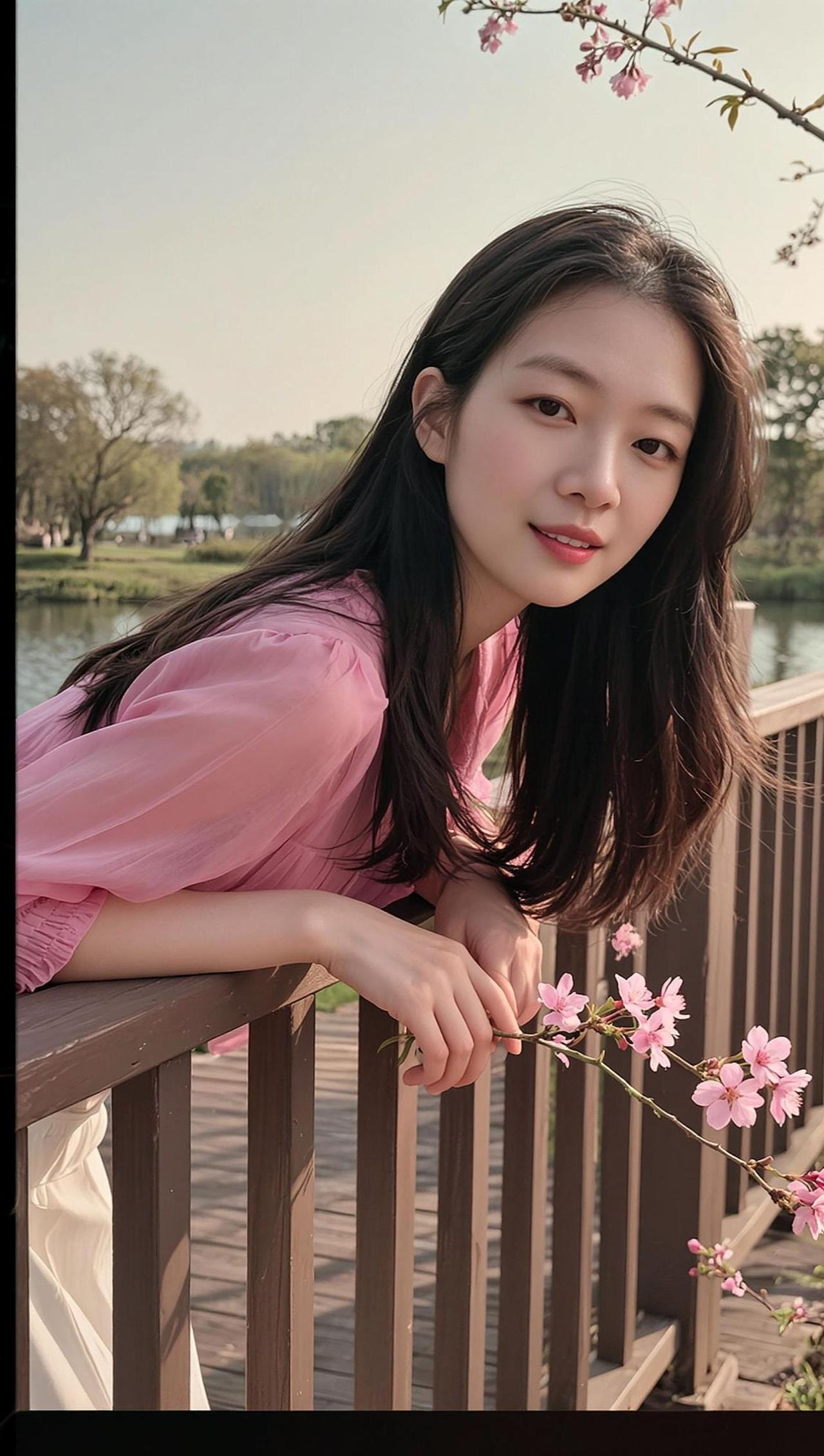 AI春日倚栏照 日常分享随拍 上热门穿搭