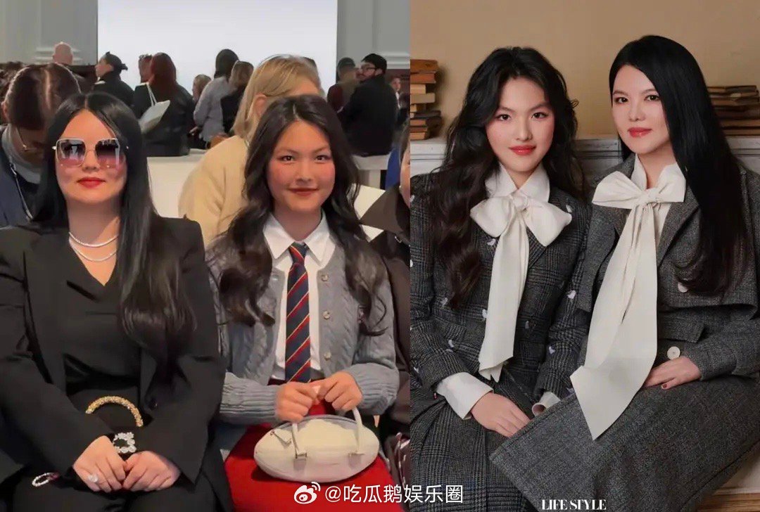 李湘王诗龄母女合体登封面，李湘修图成90斤，包装后都美得不敢认！ ​​​