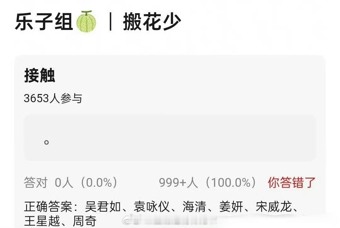 新一季花少的阵容🍉， 吴君如，袁咏仪，海清，姜妍，宋威龙，王星越，周奇 ，感觉