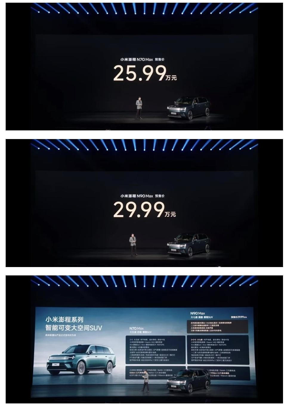 澎程N70的上市价没啥悬念。
澎程​N90的预售价有些意外。