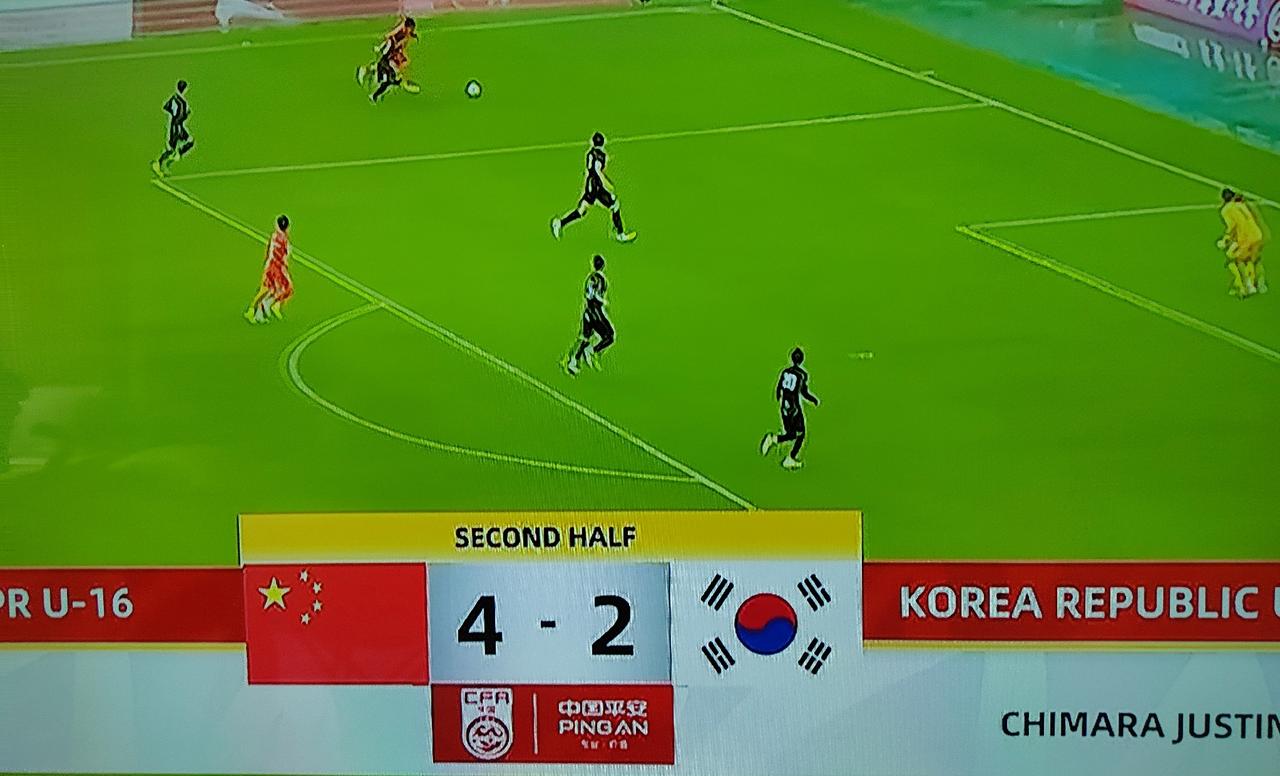 快讯：在刚刚结束的“兴泰杯”呼和浩特国际青年足球锦标赛第三场比赛中，U16国少队