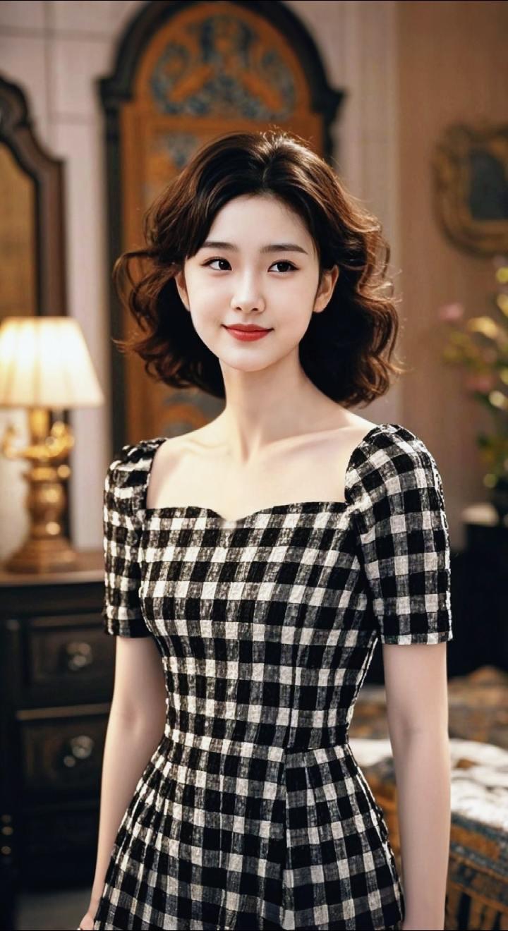 AI扩图 AI旗袍佳人