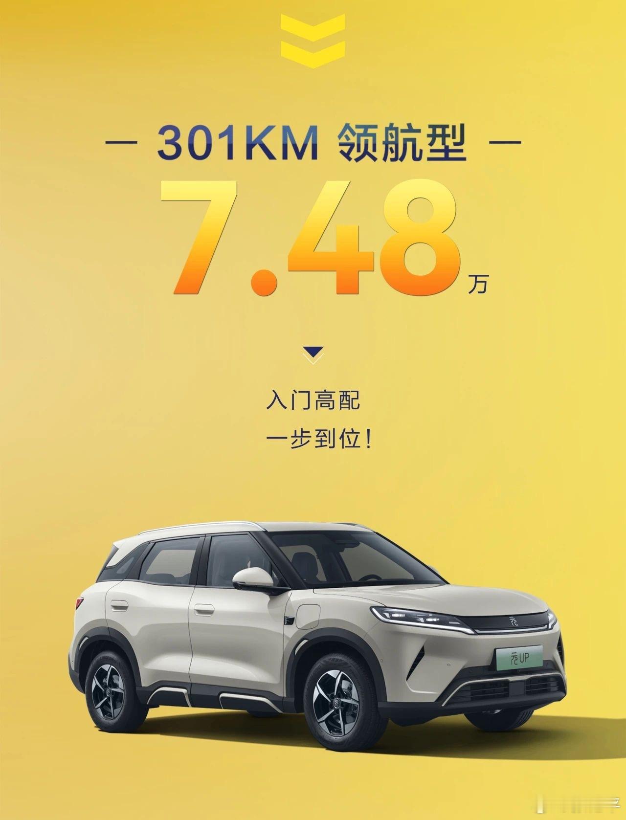 如果没有高速辅助驾驶需求，纯代步的低价小车，开着玩足够了。元up大v聊车 ​​​