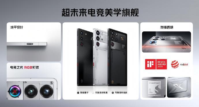 红魔 10S Pro系列新品驾到 -配色：黑暗量子  氘锋透明暗夜  氘锋透明银