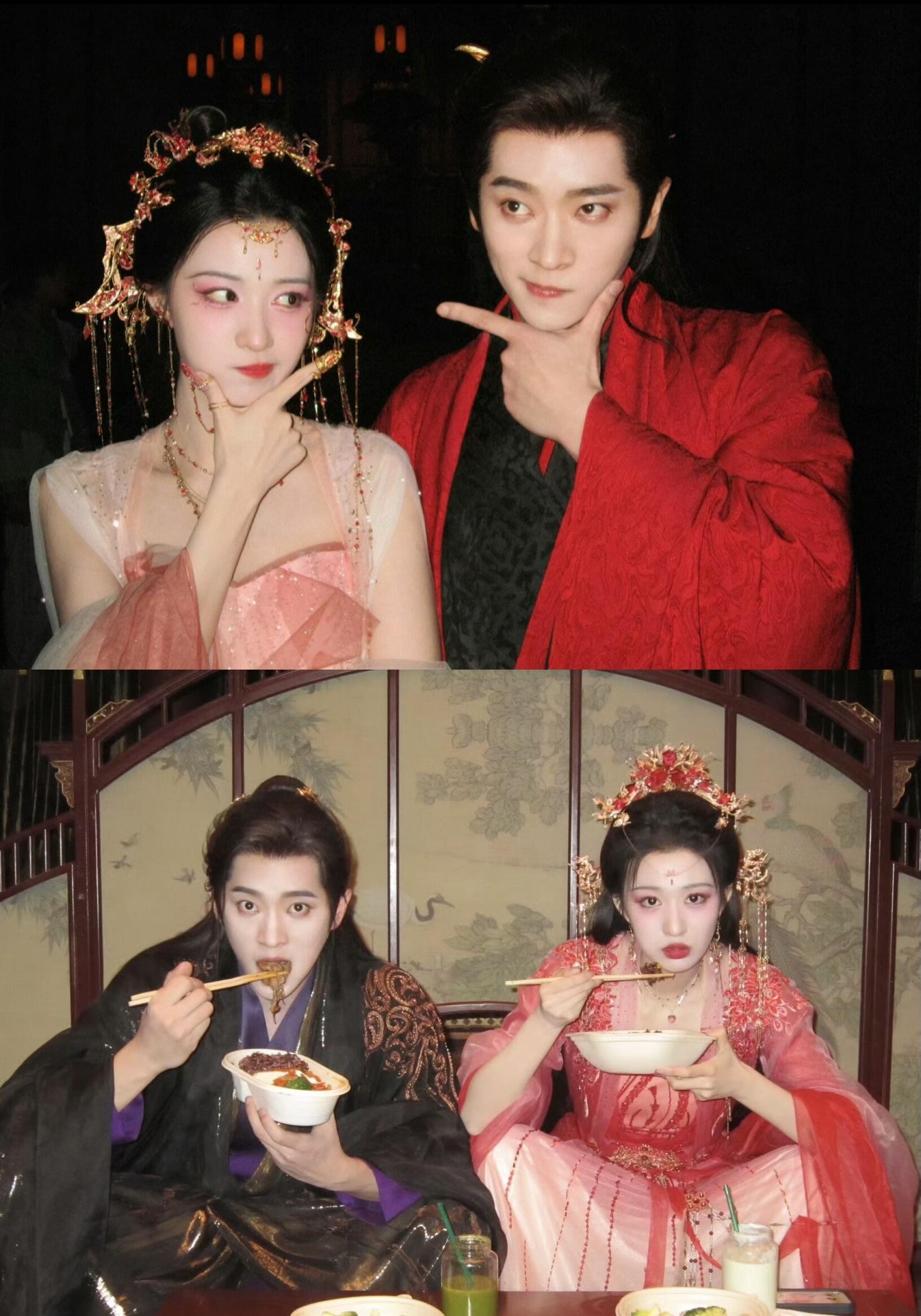 欢喜夫妇。