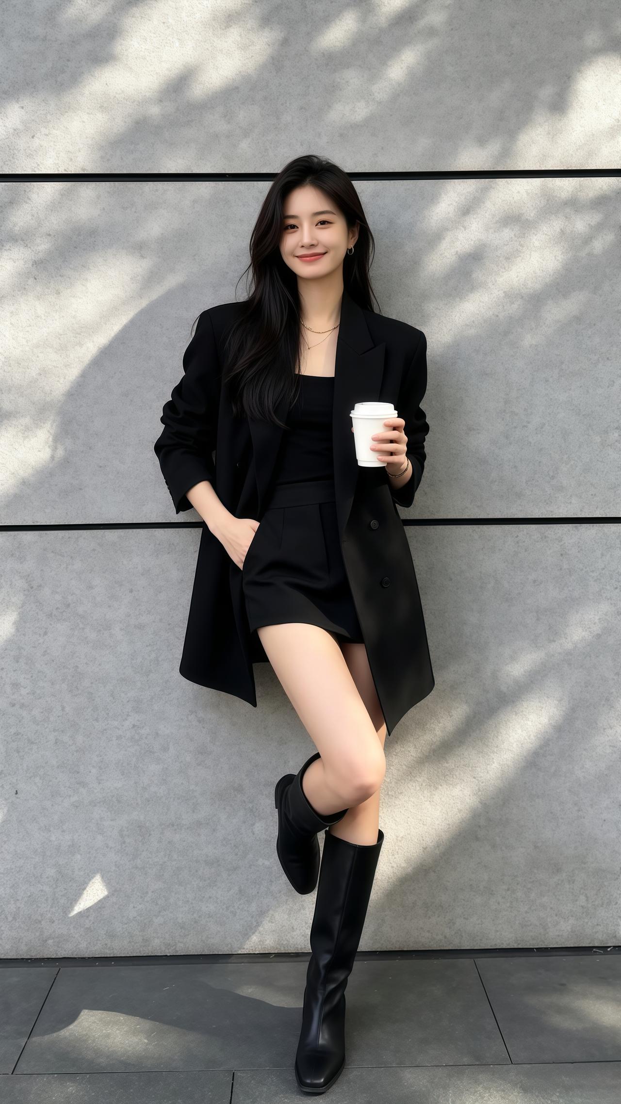 今日份高智感look 长期主义穿搭 西服外套韩系穿搭早秋穿搭