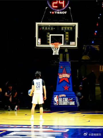 内娱唯一三战NBA全明星的男人 三年连战，王鹤棣的努力和汗水为他赢得了名气，希望