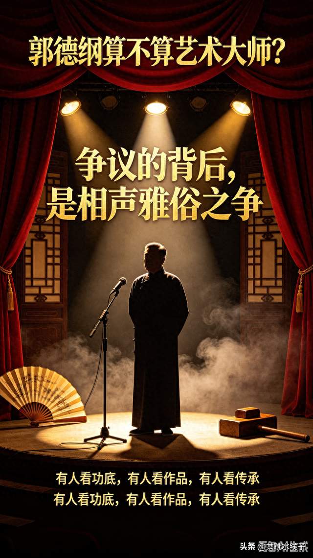 郭德纲算不算艺术大师？争议背后，看懂相声的前世今生