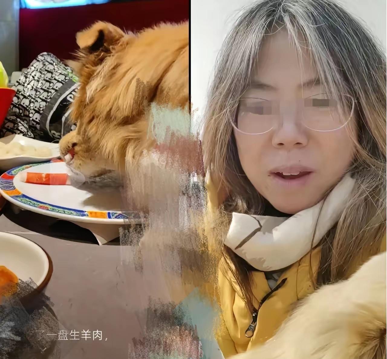 这下出名了
纵容狗上桌舔盘子，
还发视频炫耀，夸自己家的狗，“太棒了”
 
这是