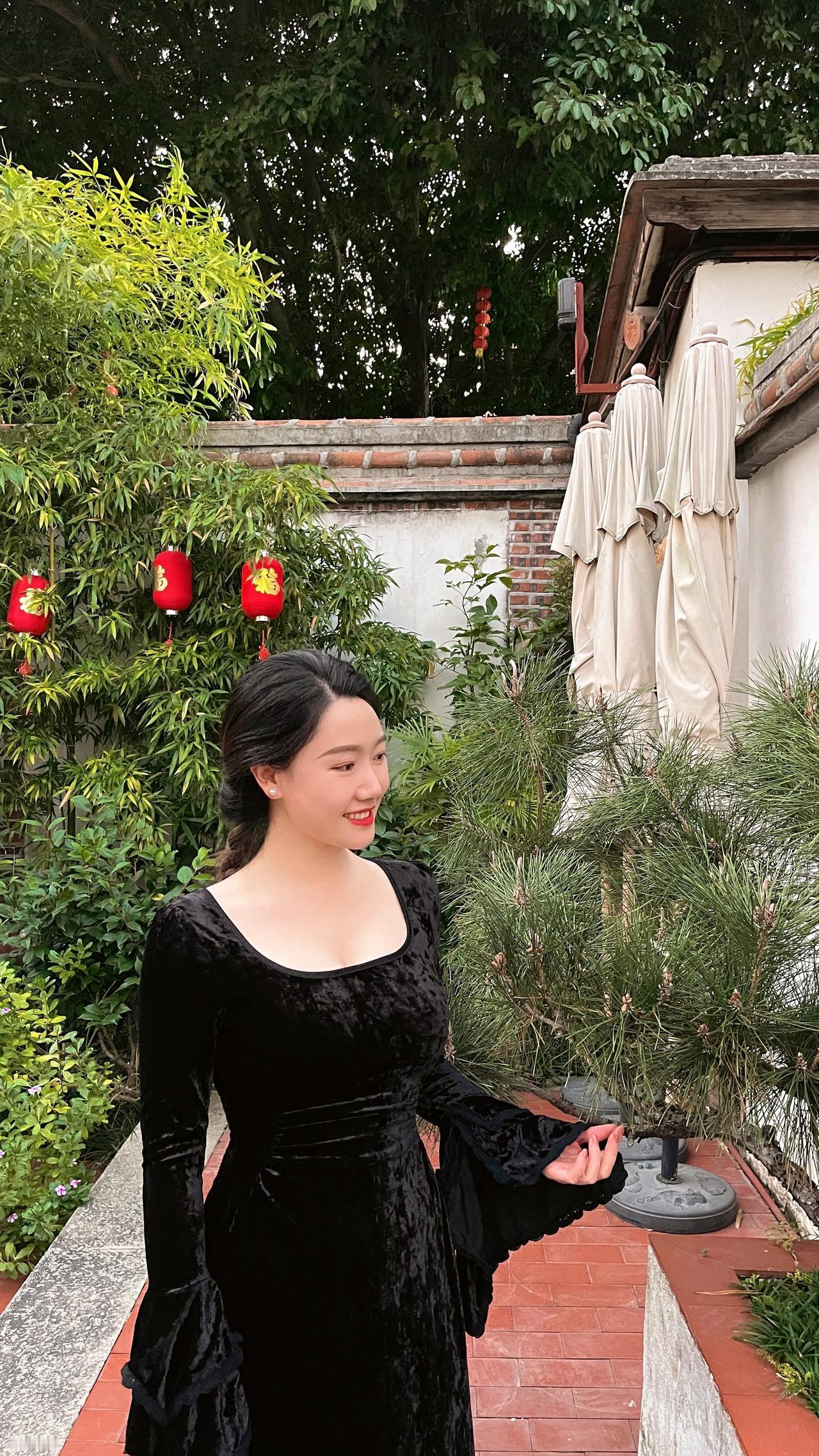 假如生活欺骗了你不要悲伤，不要心急忧郁的日子里须要镇静优雅女人 东方美 长裙 拍