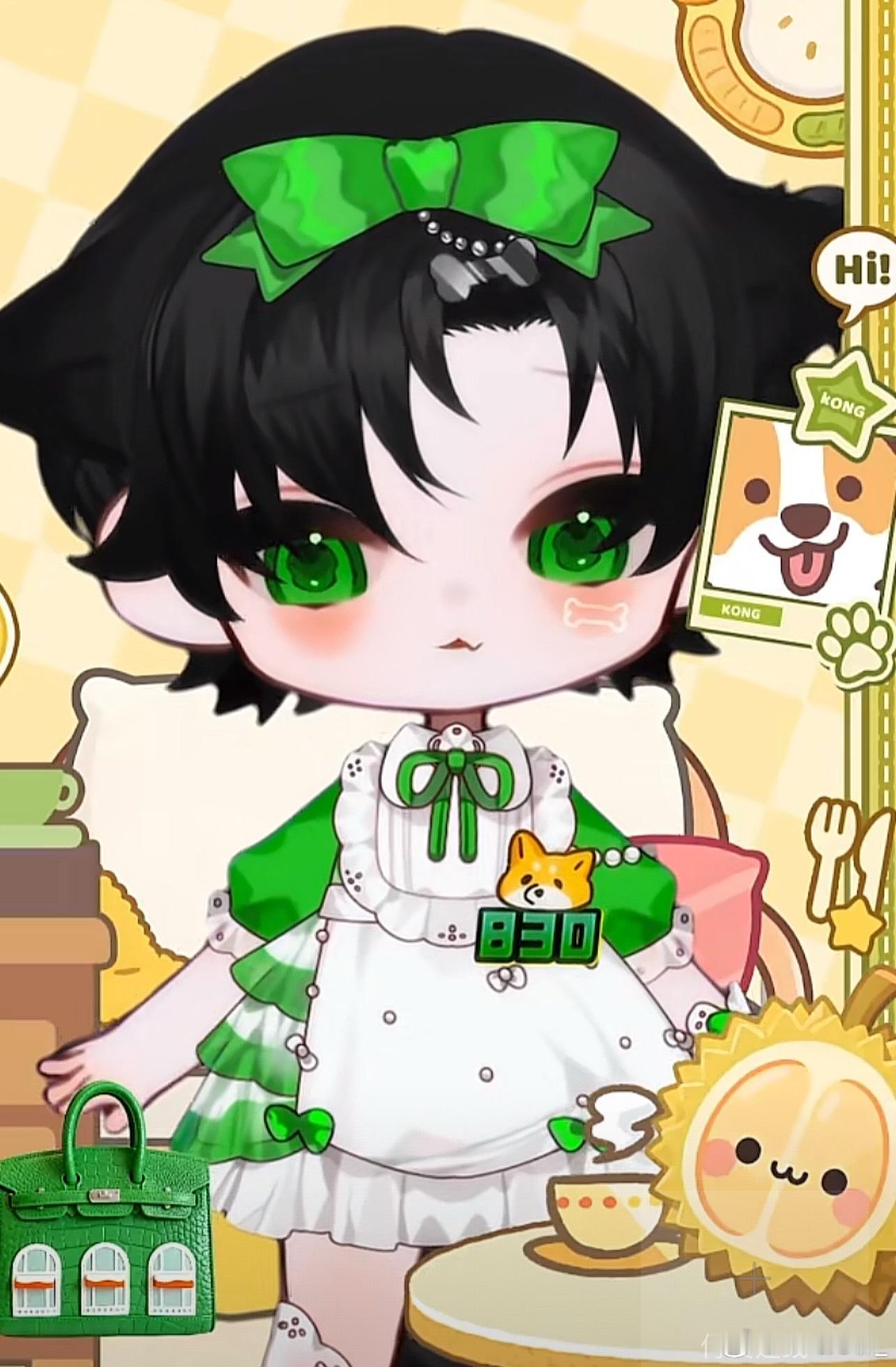 “我很茶吗🥺”茶不茶不知道  宝宝你绿绿的 
