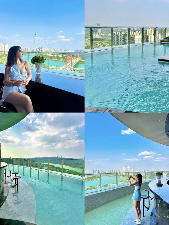 南宁！！地铁直达！！0️⃣元打卡🤳🏻天际泳池！