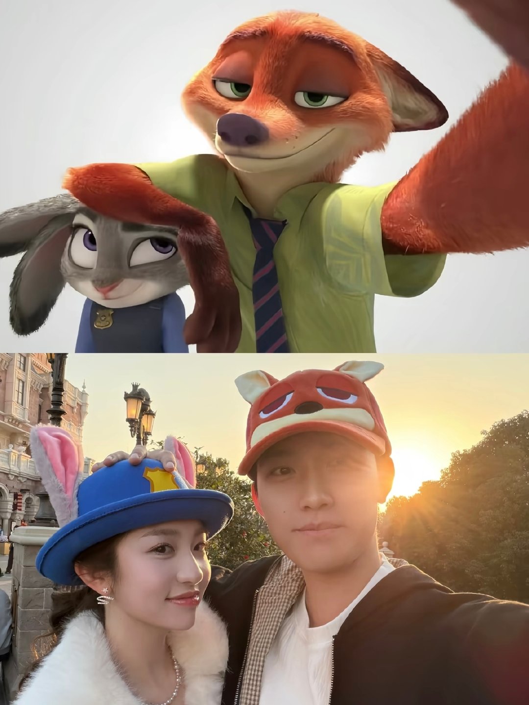 方益炯徐如蓝cos尼克朱迪方益炯徐如蓝上海迪士尼vlog 哇！方益炯徐如蓝cos