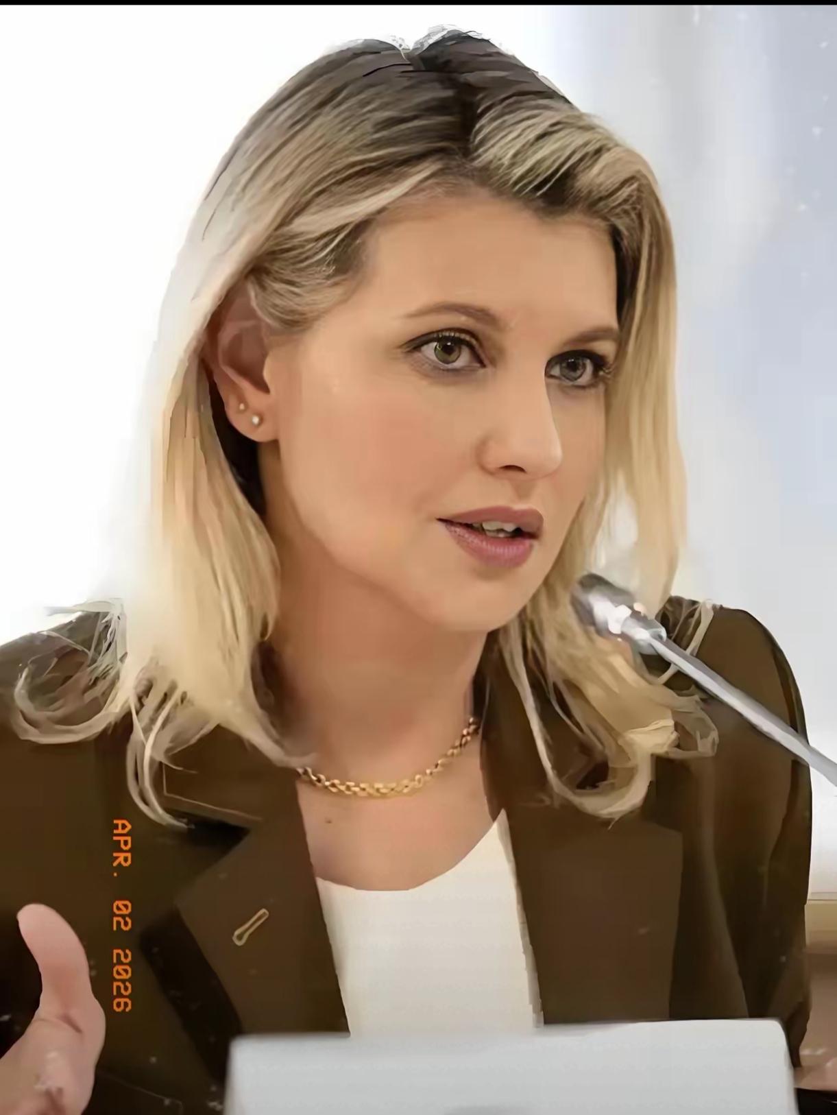 乌克兰总统泽连斯基的夫人叶莲娜·泽连斯卡娅（Olena Zelenska），19