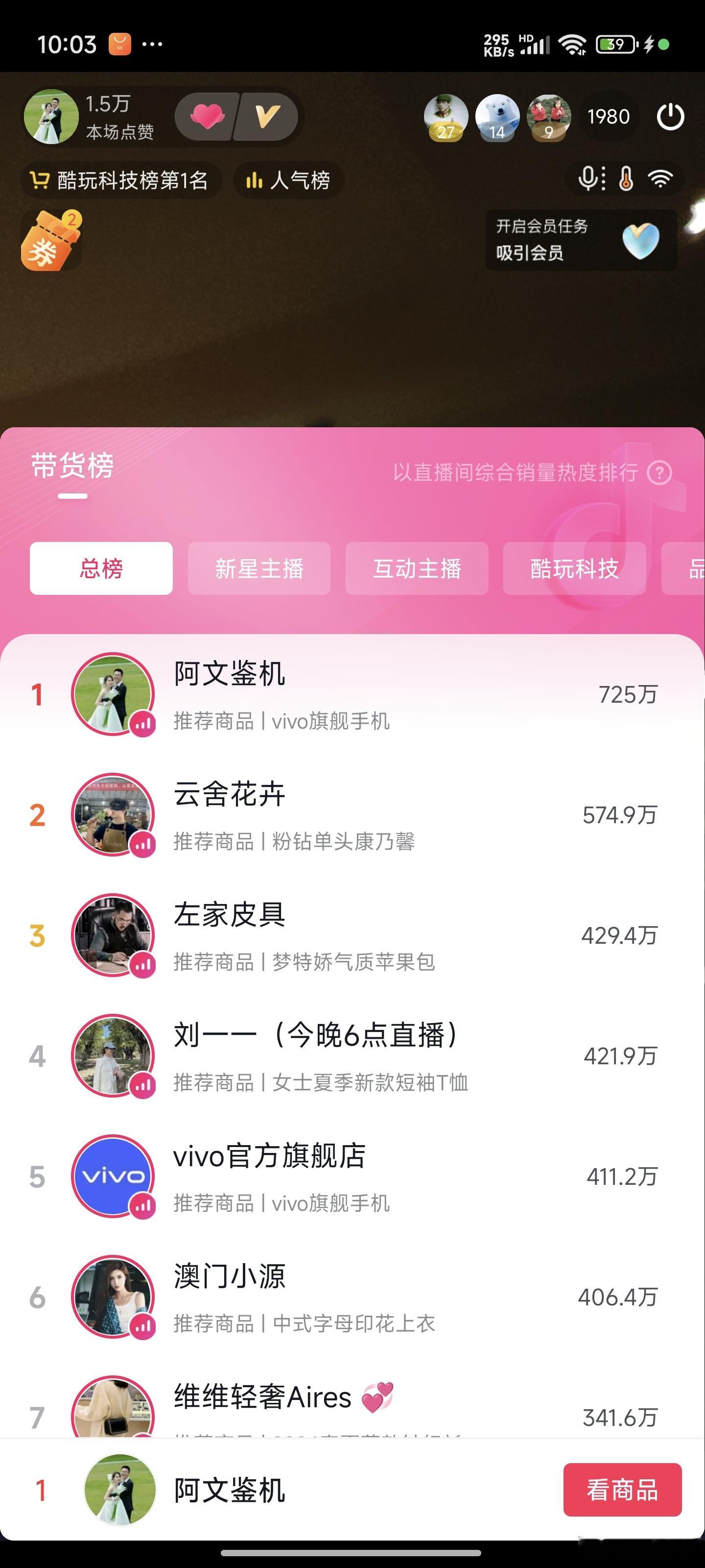 昨天卖的vivo X Fold3系列，热度确实很意外，前段时间没手机的时候卖配件