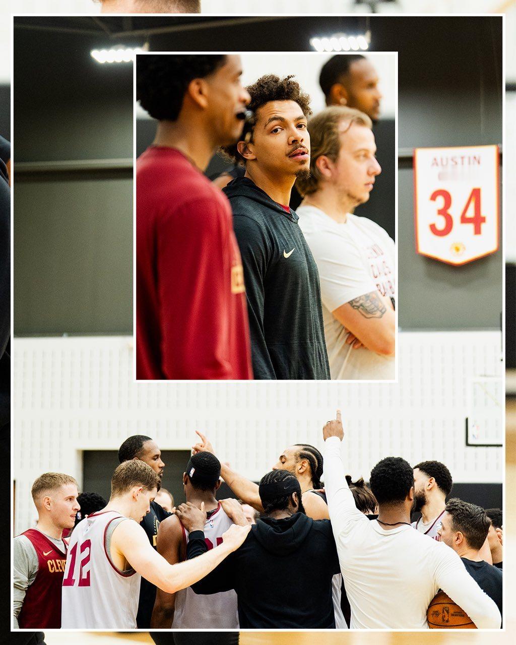 阿泰金森表示，昨天球队练的很猛。“这不仅仅是为了昨天的训练，更是为了长远的目标（