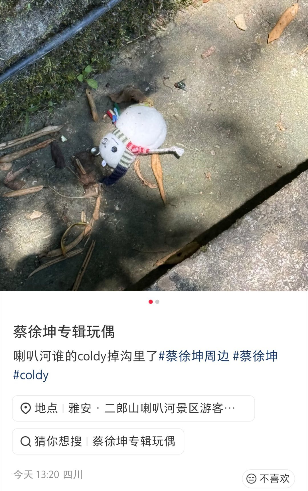 谁的Coldy掉了，555555孩子掉沟里了 