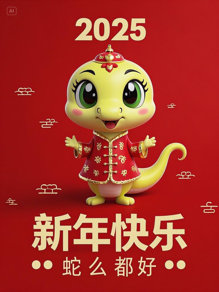 即梦AI 祝愿新年大吉年年好运来 正月初三祝福好运连连