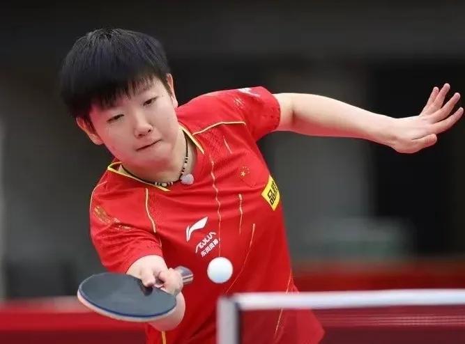 #女单冠军属于孙颖莎#
孙颖莎🇨🇳4-1早田希娜🇯🇵 ​​​
第一局莎莎